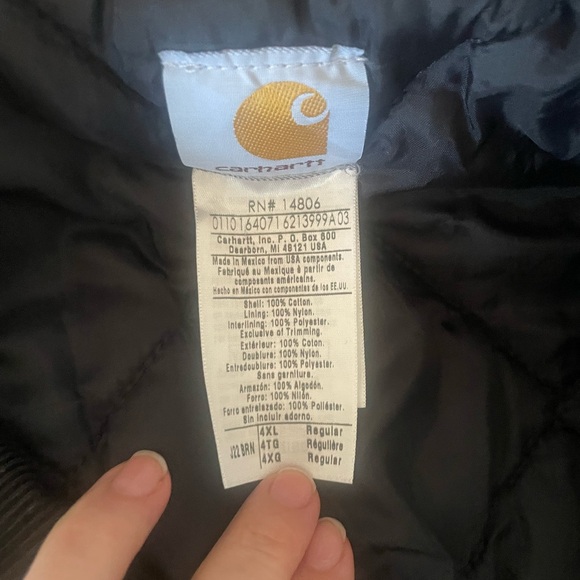 Men’s Carhartt Jacket 4XL - Picture 4 of 5